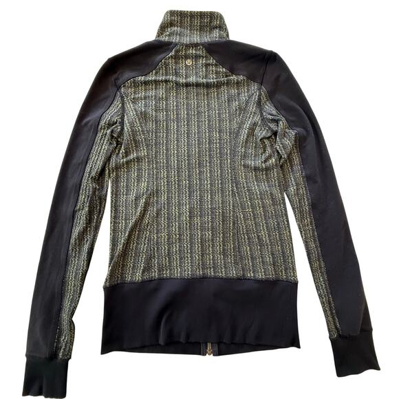 Lululemon Nice Asana Jacket Ziggy‎ Wee August Inkwell Size 4 Luon Yoga Zip-Up - Picture 4 of 11